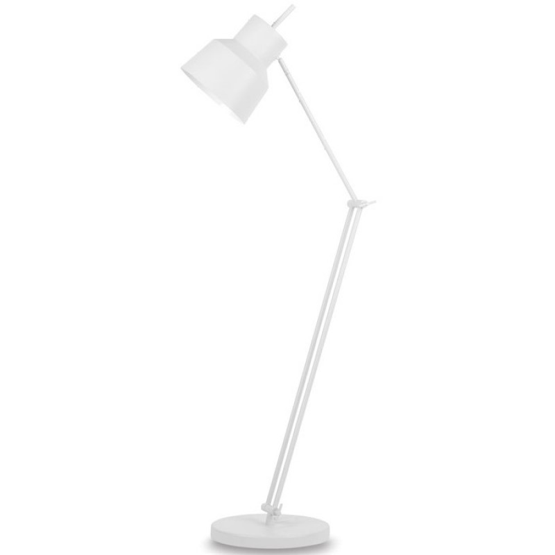 FLOOR LAMP OFFICE WHITE IRON    - FLOOR LAMPS